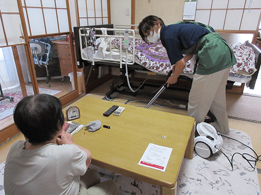 訪問介護の仕事風景1